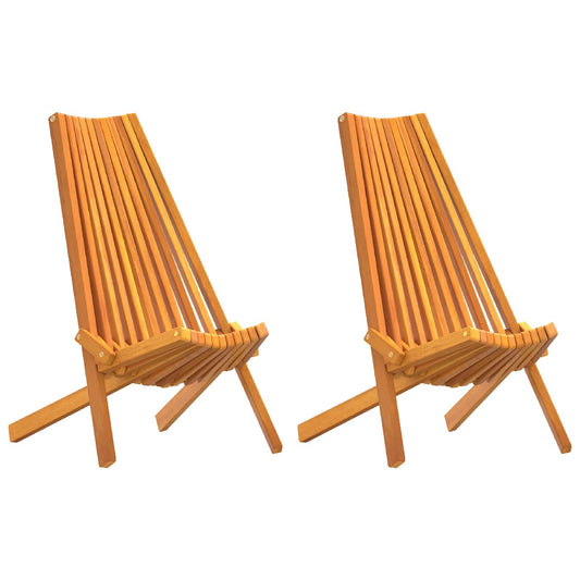 Szék 2 pcs Barna 69 x 56 x 84 cm Tömör Akácfa