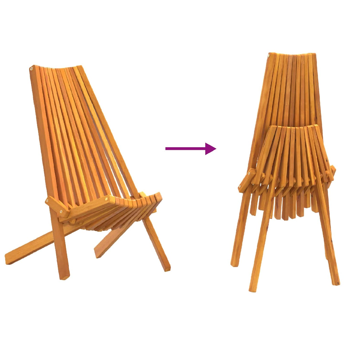 Szék 2 pcs Barna 69 x 56 x 84 cm Tömör Akácfa
