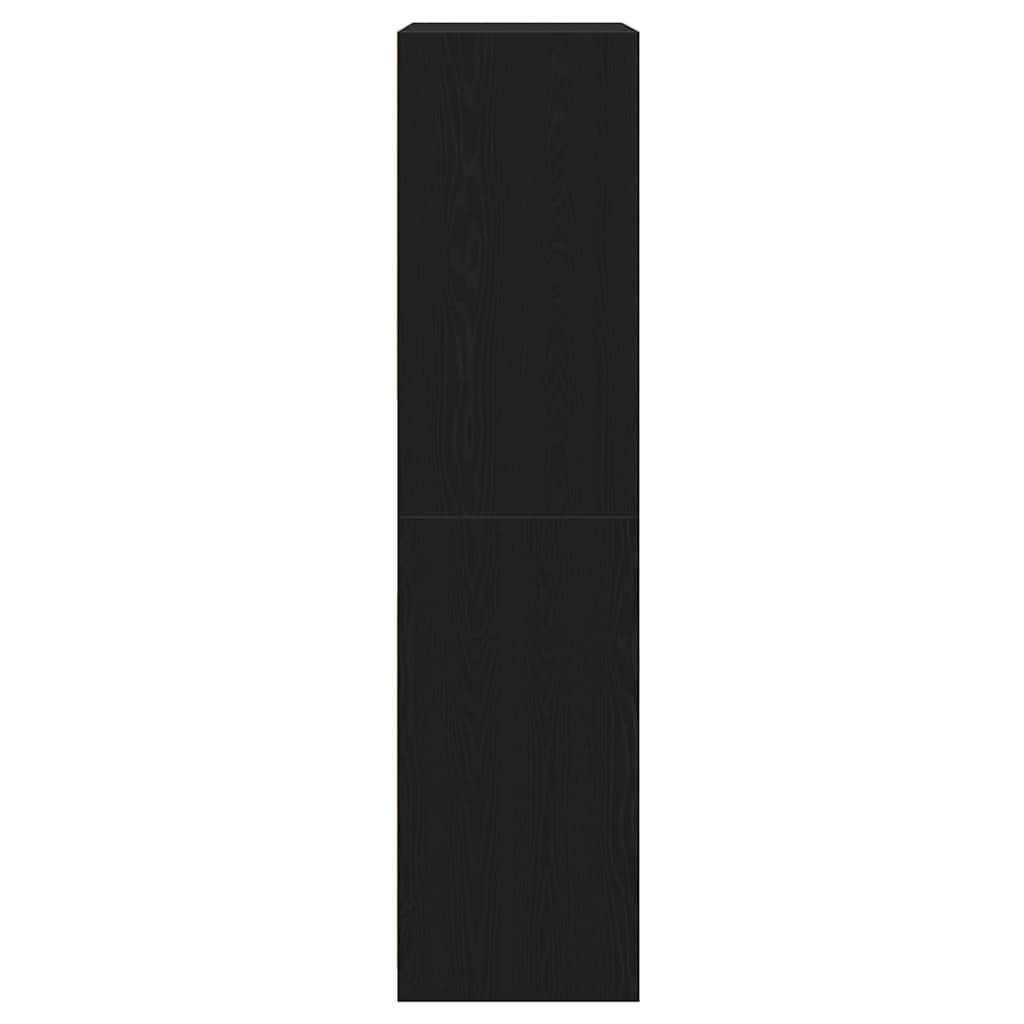 Ruhásszekrény Fekete tölgy 100 x 50 x 200 cm Szerelt Fa