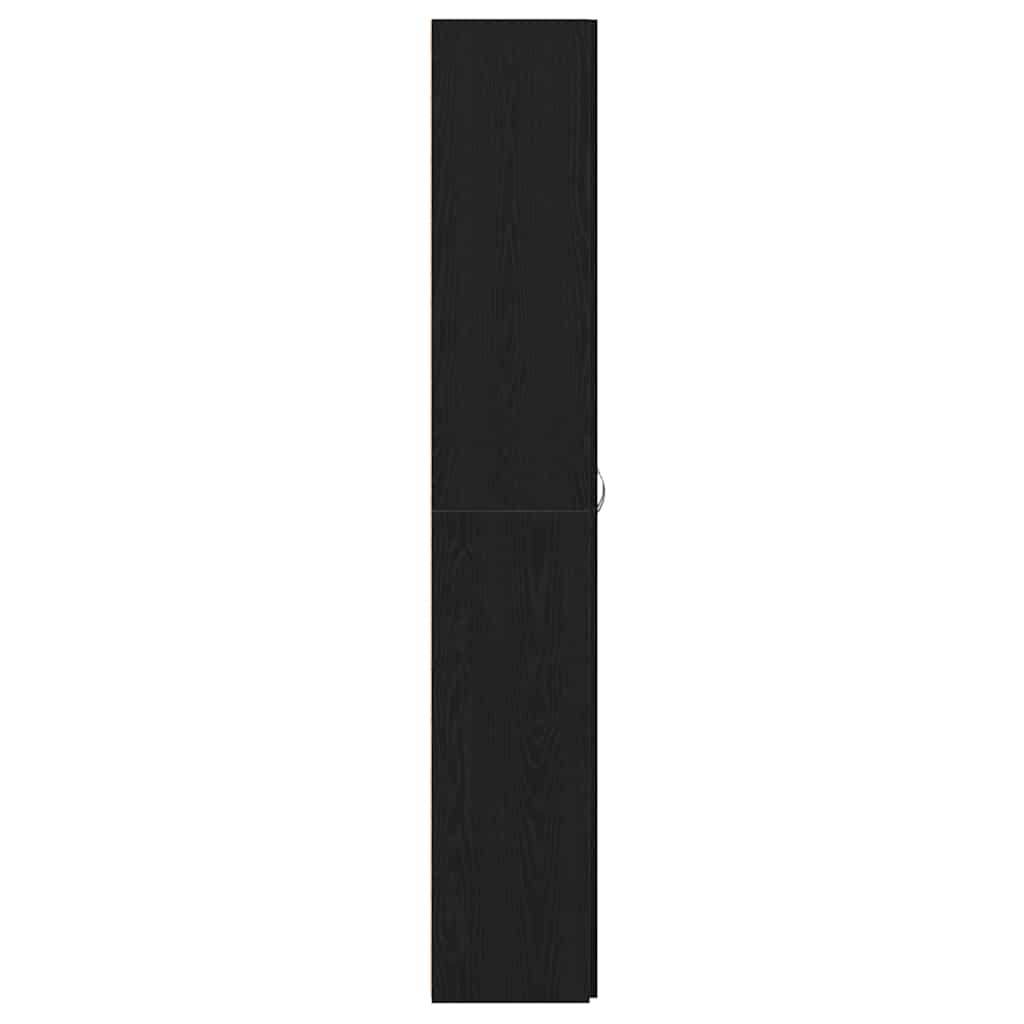 Irodai szekrény Fekete tölgy 60 x 32 x 190 cm Szerelt Fa