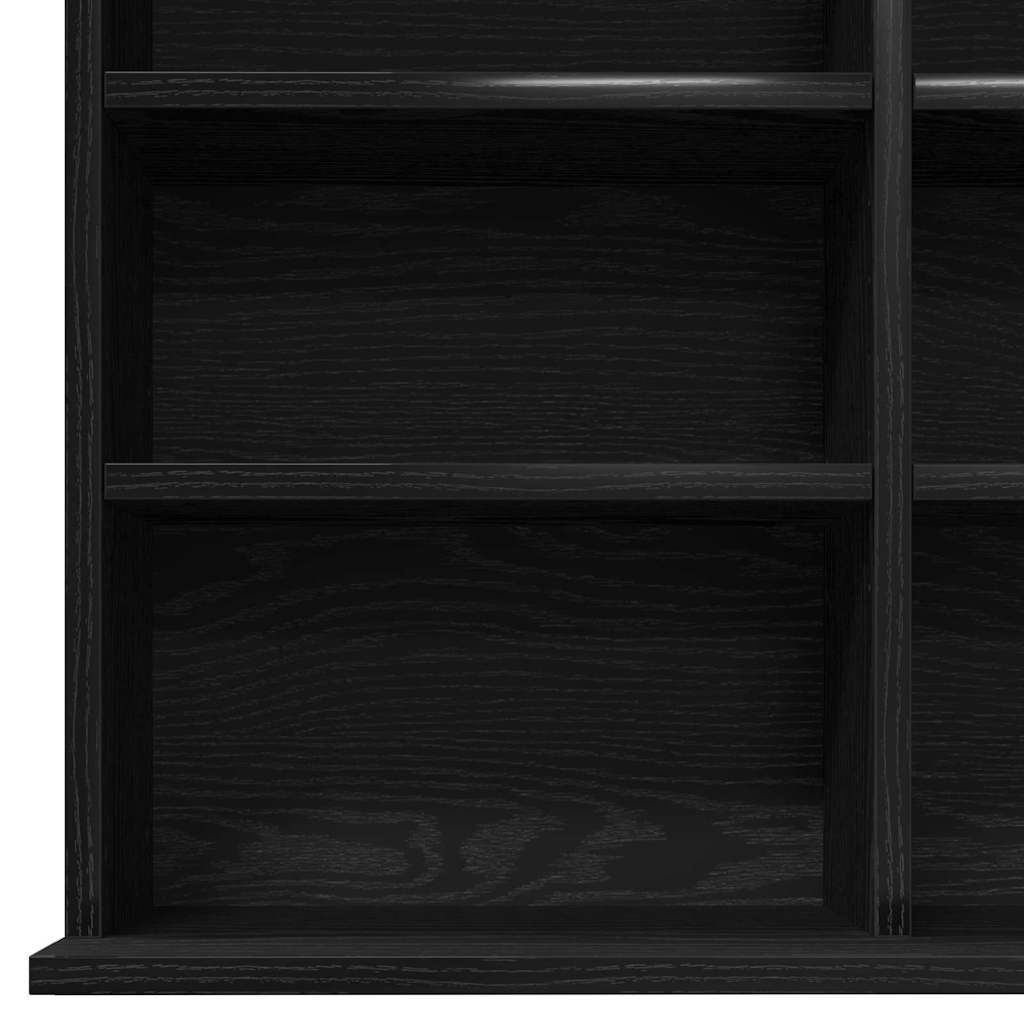 CD szekrény Fekete tölgy 101 x 23 x 177,5 cm Szerelt Fa