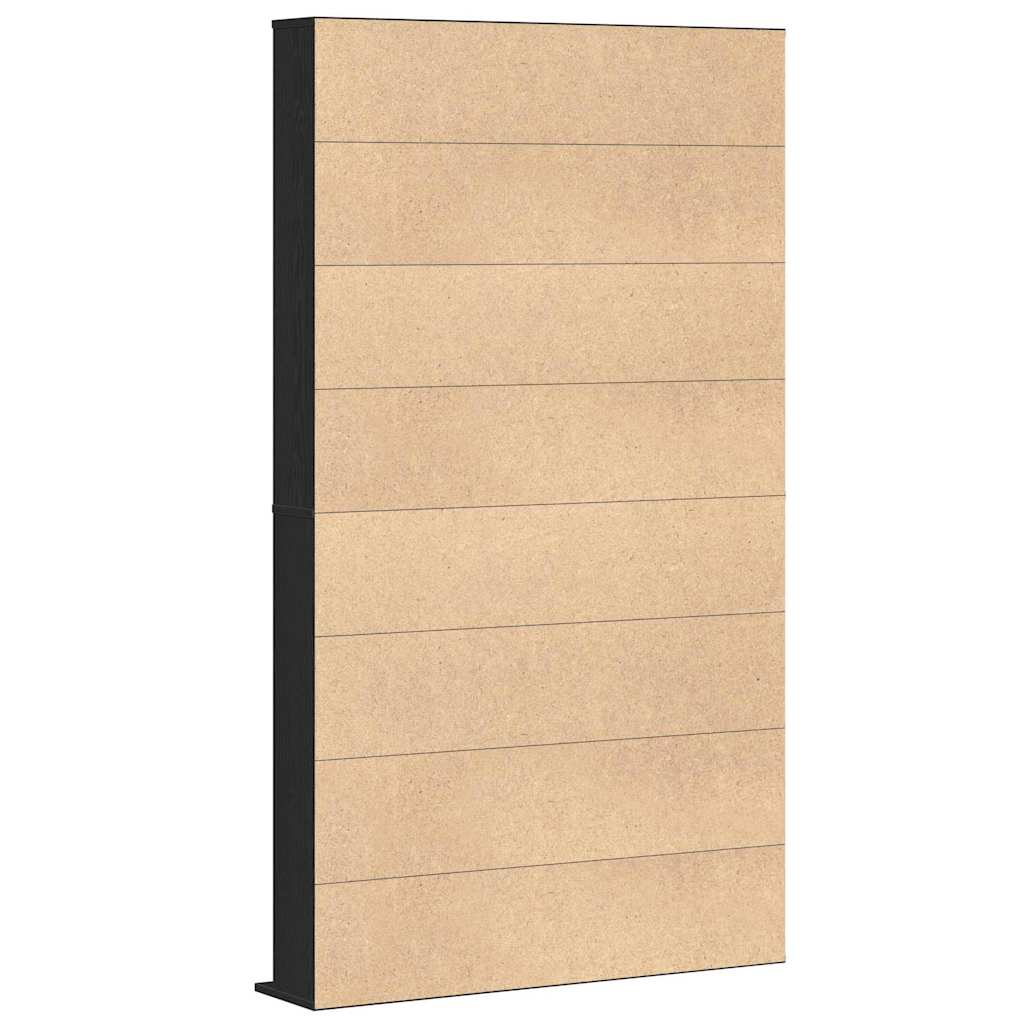 CD szekrény Fekete tölgy 101 x 23 x 177,5 cm Szerelt Fa