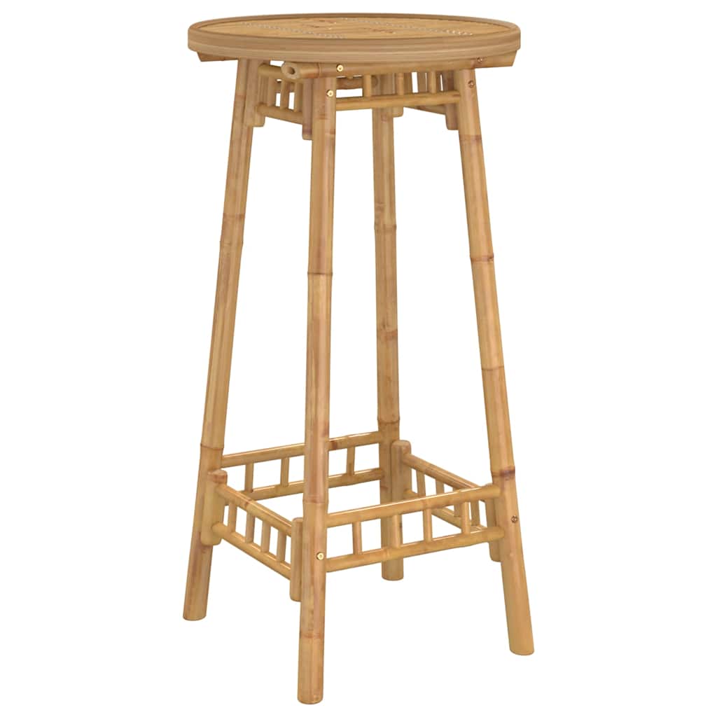 3 részes bambusz kültéri bárszett összecsukható