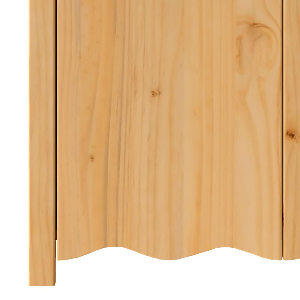Széf Drammen Tölgy színű 79 x 43 x 75.5 cm Tömör fenyőfa