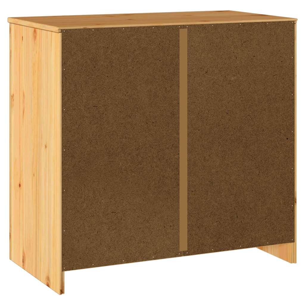 Széf Drammen Tölgy színű 79 x 43 x 75.5 cm Tömör fenyőfa