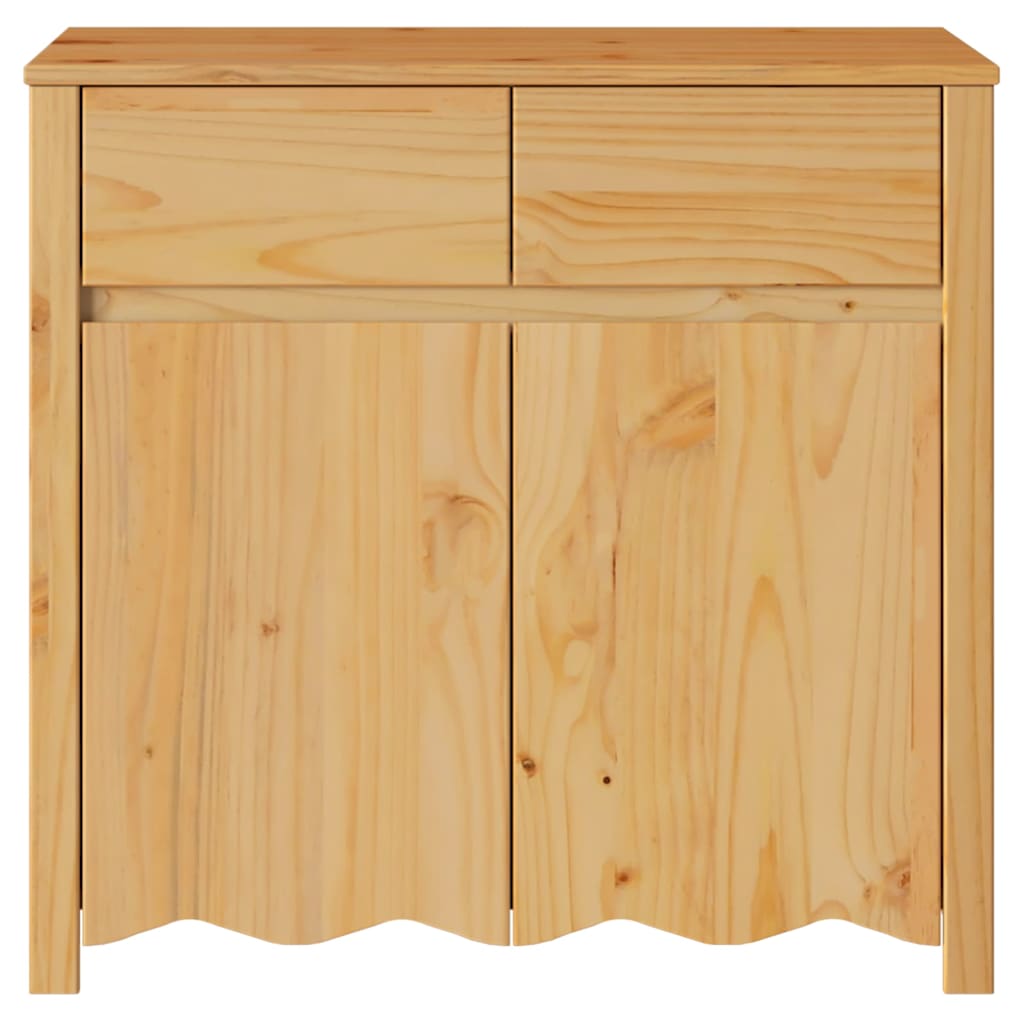 Széf Drammen Tölgy színű 79 x 43 x 75.5 cm Tömör fenyőfa