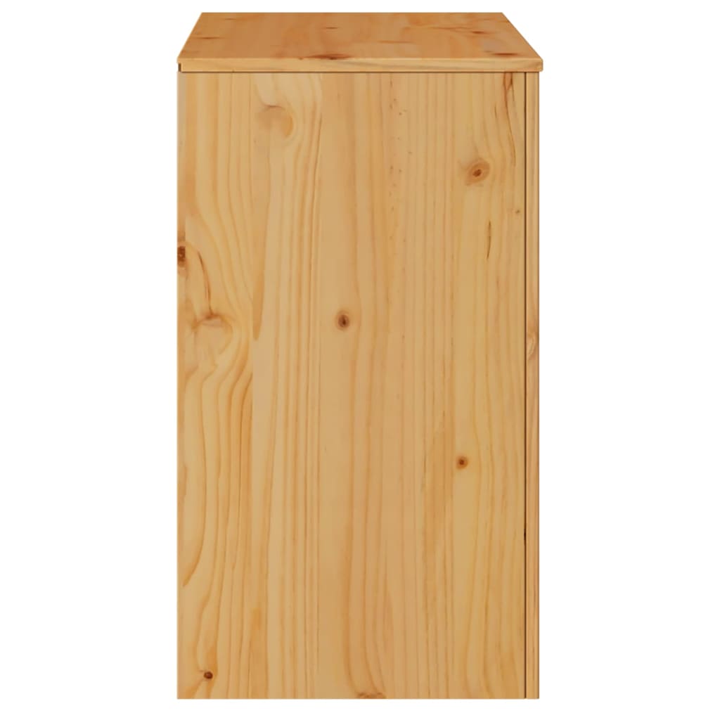 Széf Drammen Tölgy színű 79 x 43 x 75.5 cm Tömör fenyőfa