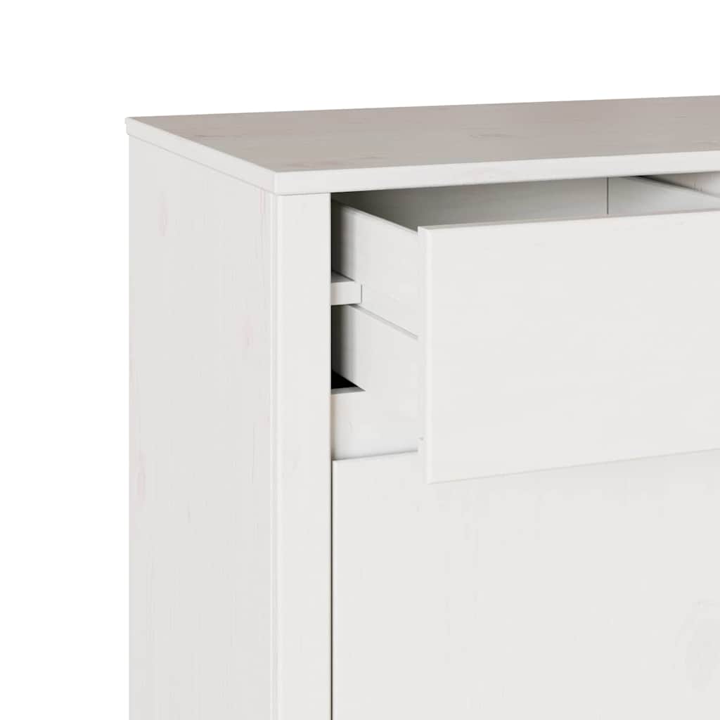 Széf fiókkal Drammen Fehér 79 x 43 x 75.5 cm Tömör fenyőfa