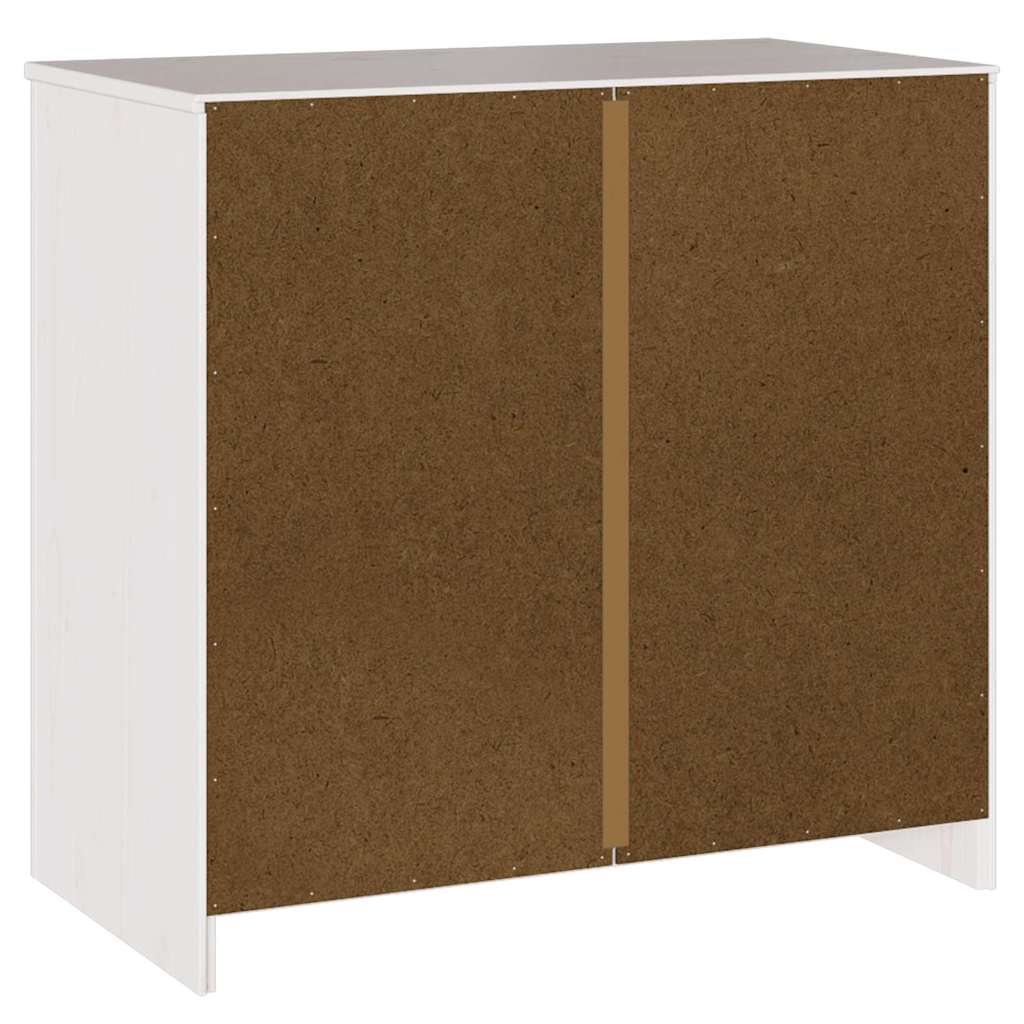 Széf fiókkal Drammen Fehér 79 x 43 x 75.5 cm Tömör fenyőfa