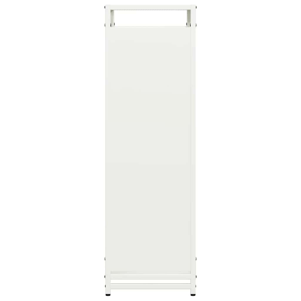 fehér hidegen hengerelt acél tűzifatároló 60x28x90 cm