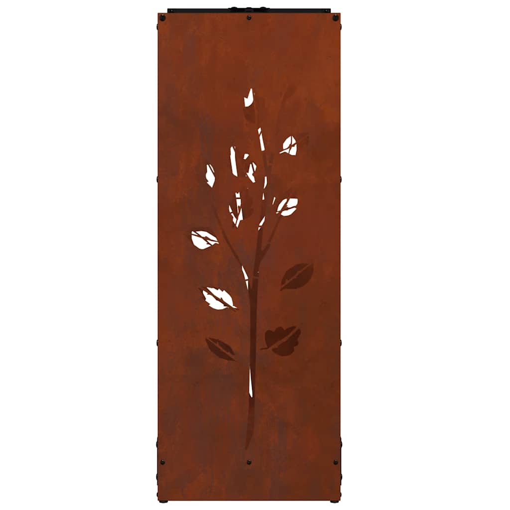 tűzifa állvány 40x30x80 cm időjárásálló acélból