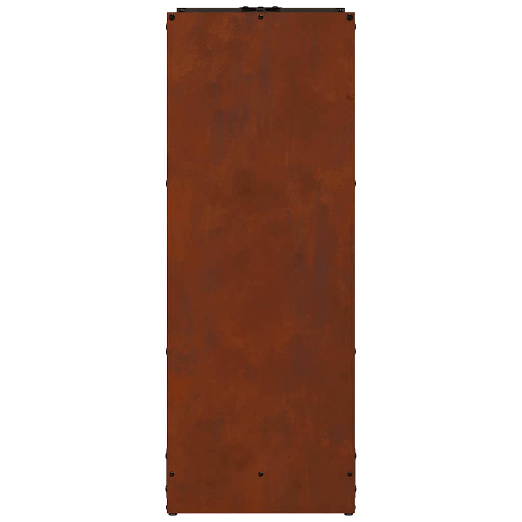 tűzifa állvány 40x30x80 cm időjárásálló acélból