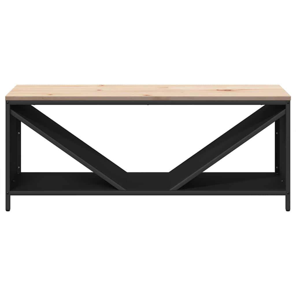 fekete tűzifa állvány fa tetővel 100,5x35,5x40 cm