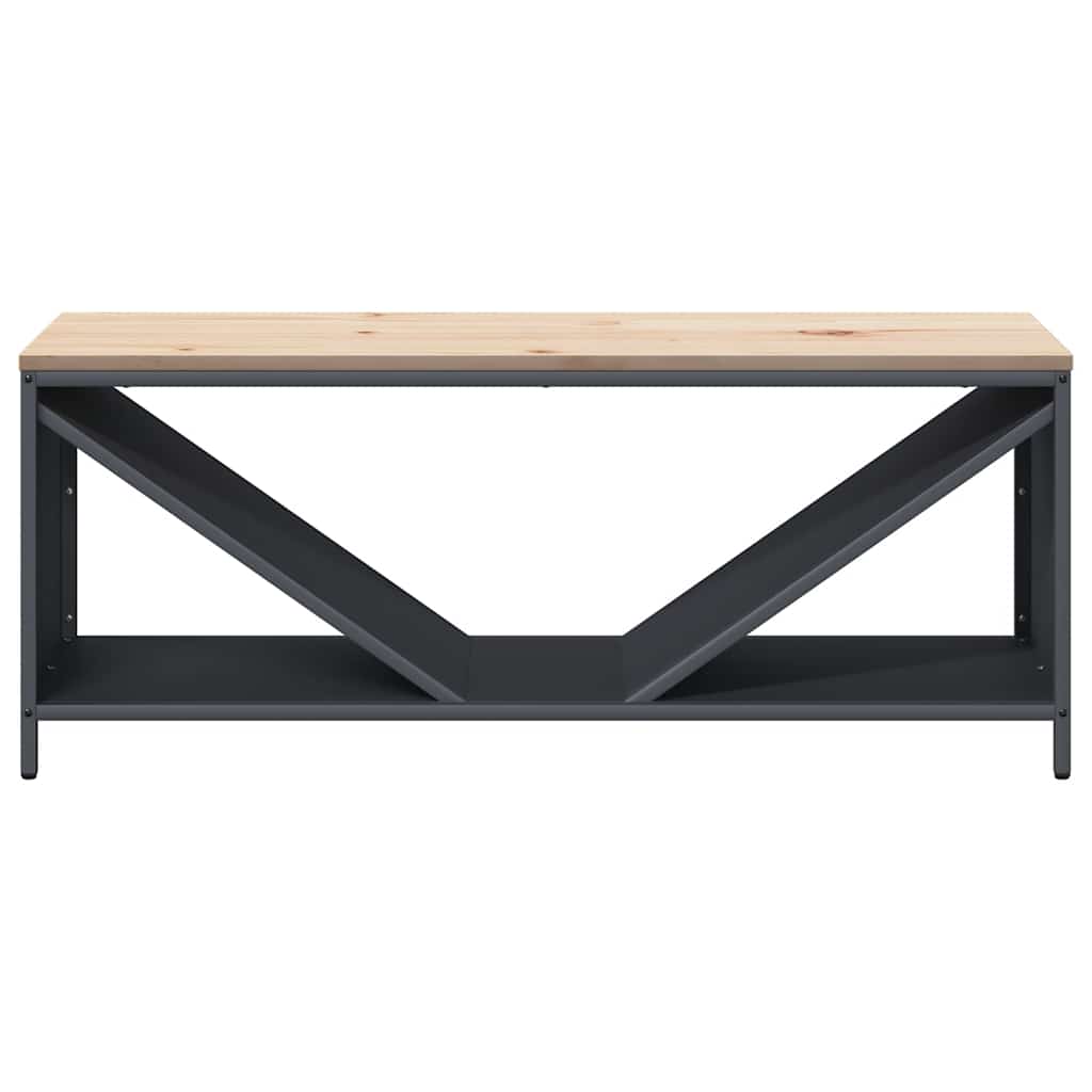 antracitszürke tűzifa állvány fa tetővel 100,5x35,5x40 cm