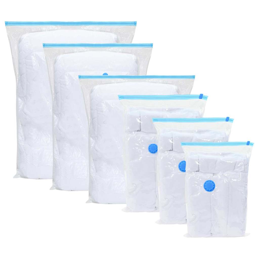 Tárolótáskák Falra szerelhető 5 pcs Átlátszó és Kék 70 x 50 cm