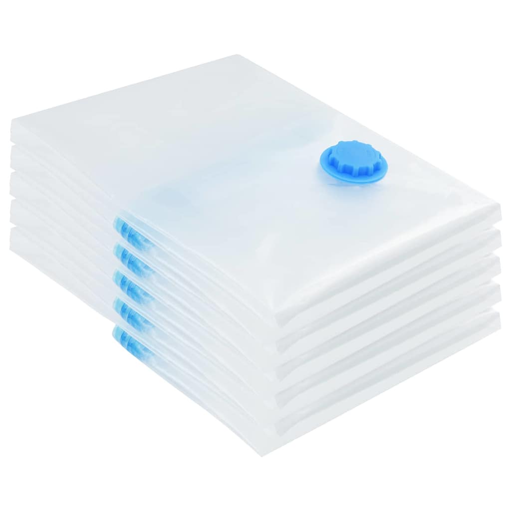 Tárolótáskák Falra szerelhető 5 pcs Átlátszó és Kék 70 x 50 cm