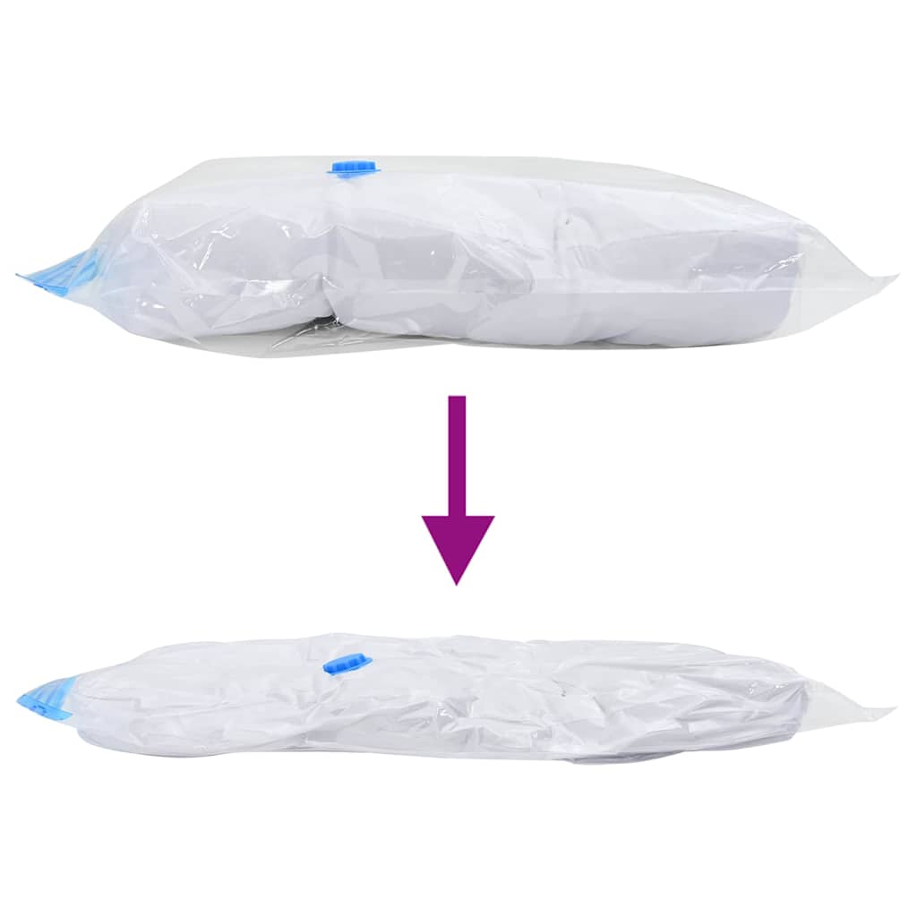 Tárolótáskák Falra szerelhető 5 pcs Átlátszó és Kék 70 x 50 cm