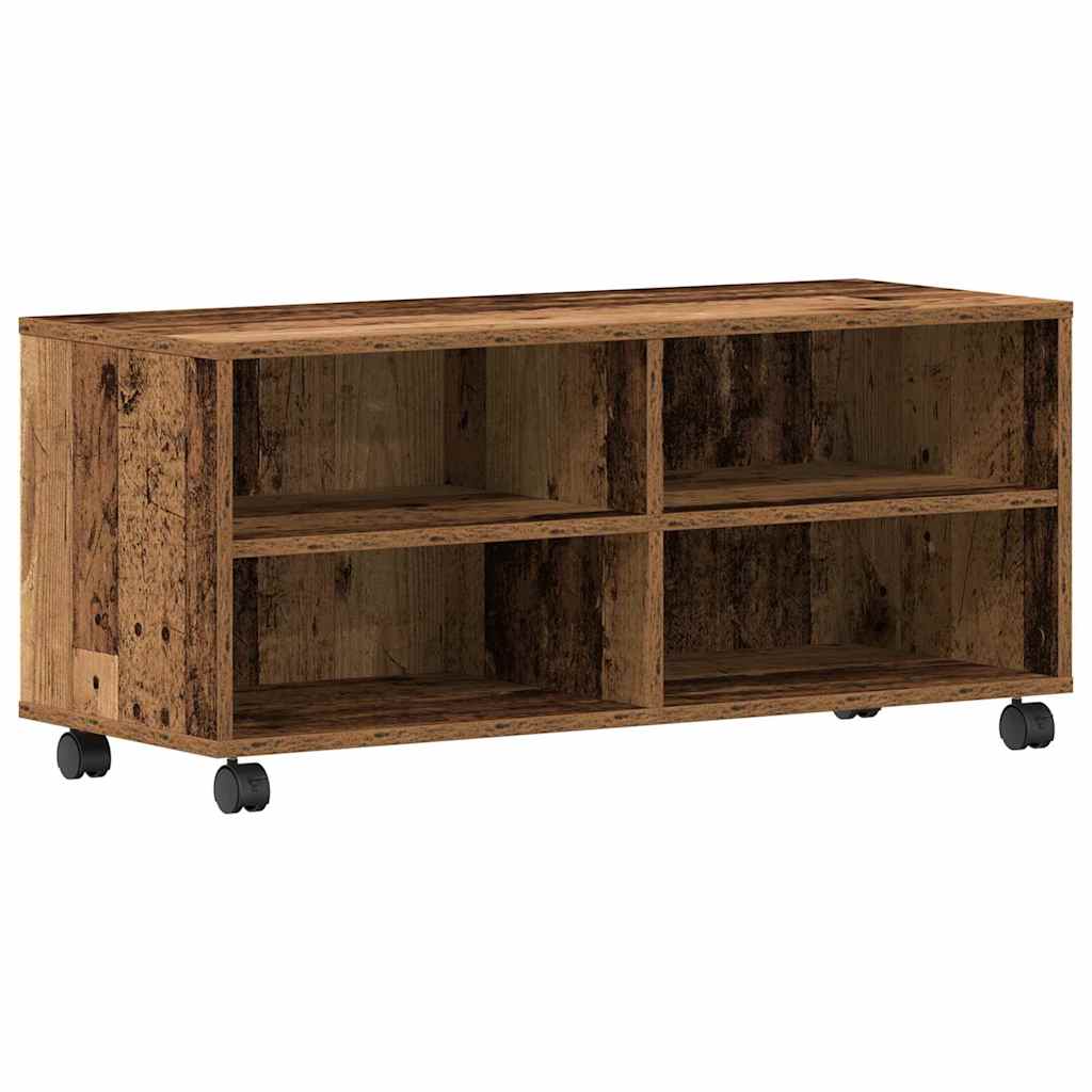 TV szekrény 90 x 35 x 40.5 cm Barna Szerelt fa