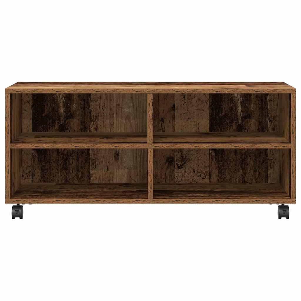 TV szekrény 90 x 35 x 40.5 cm Barna Szerelt fa