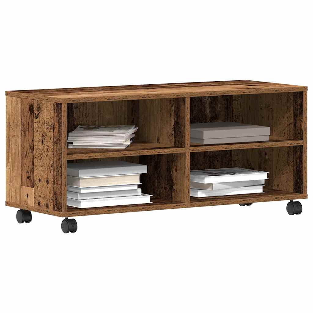 TV szekrény 90 x 35 x 40.5 cm Barna Szerelt fa