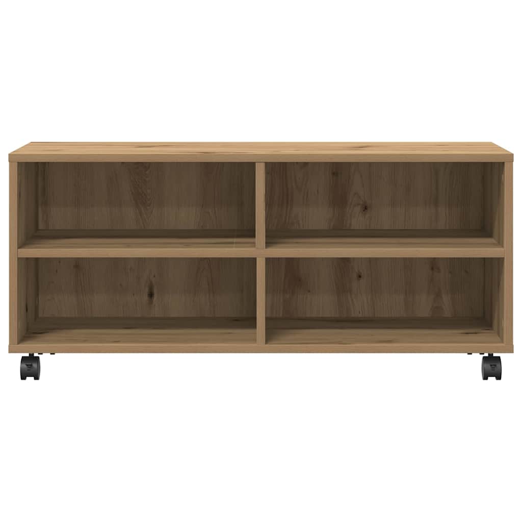 TV szekrény 90 x 35 x 40.5 cm Barna Szerelt fa