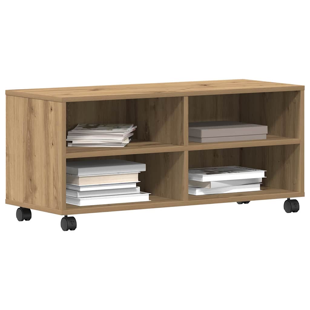 TV szekrény 90 x 35 x 40.5 cm Barna Szerelt fa