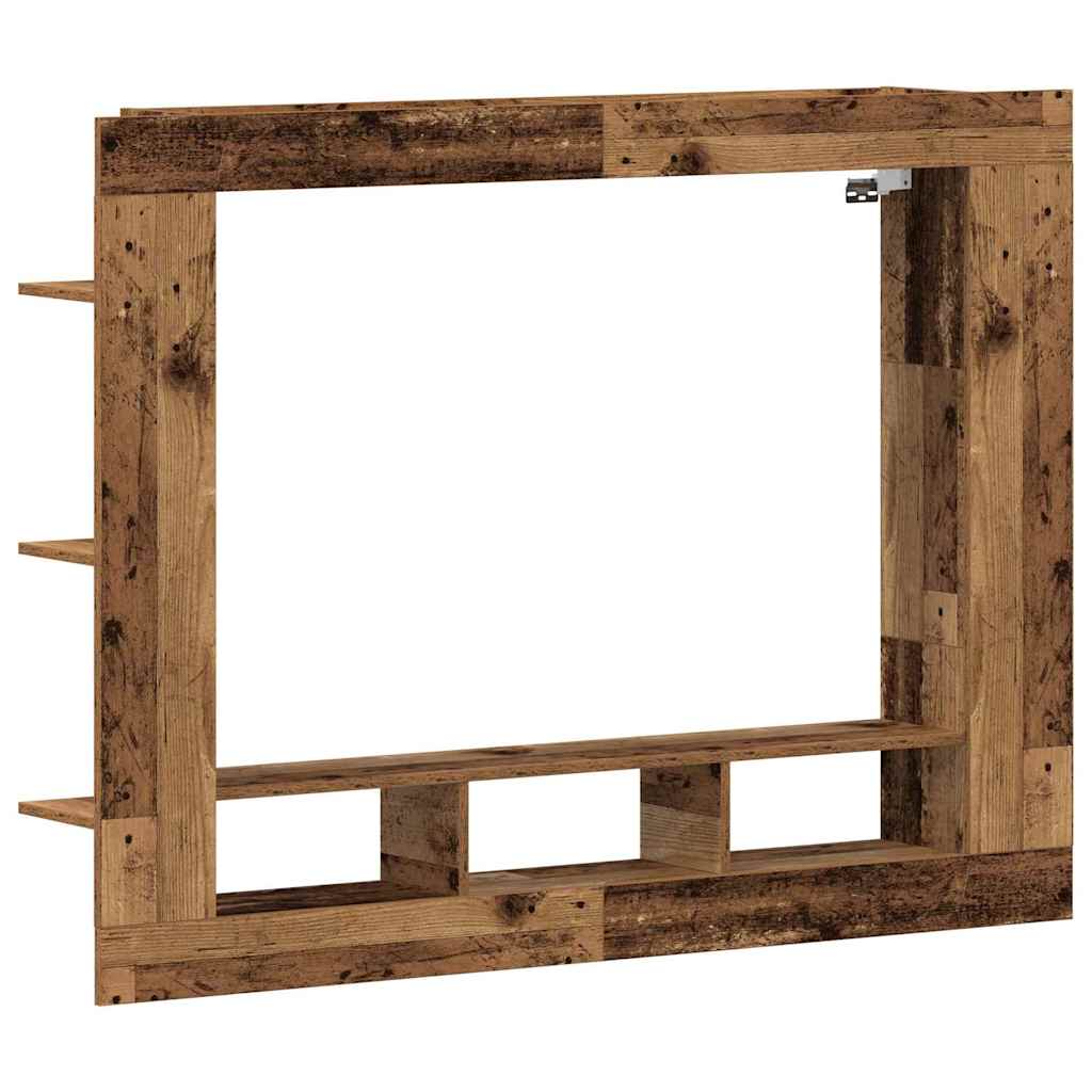 TV szekrény 152 x 22 x 113 cm Régi fa Szerelt fa