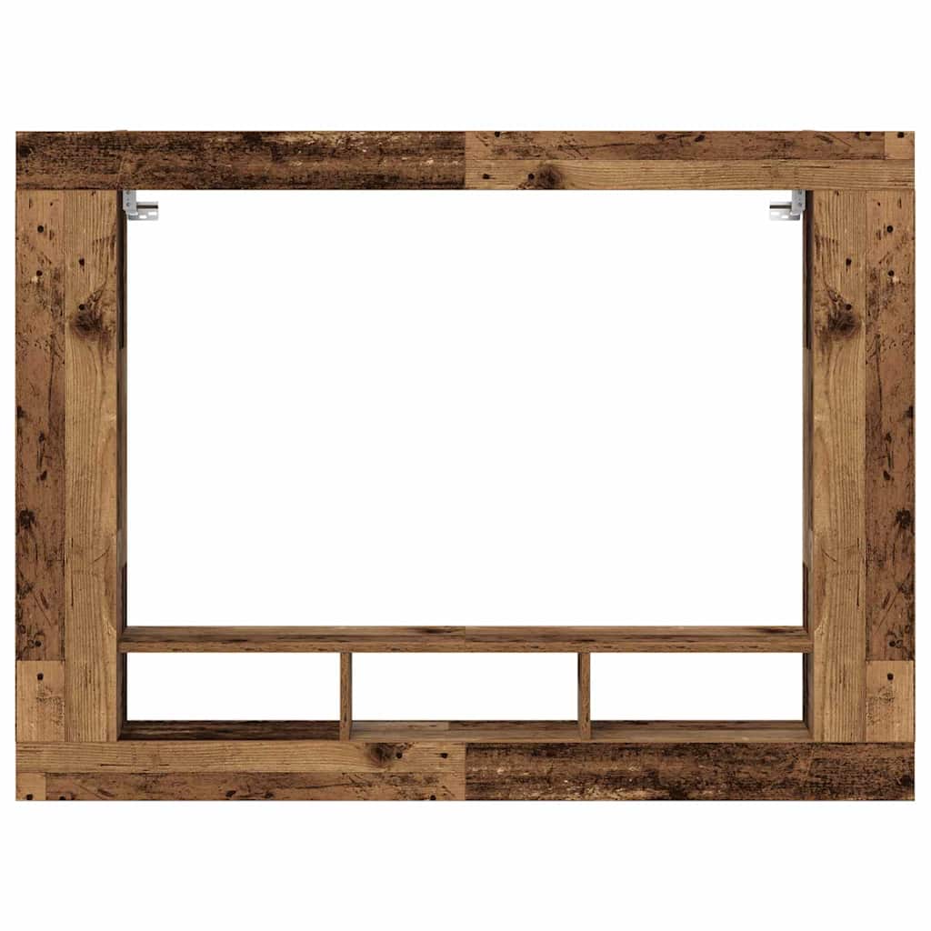TV szekrény 152 x 22 x 113 cm Régi fa Szerelt fa