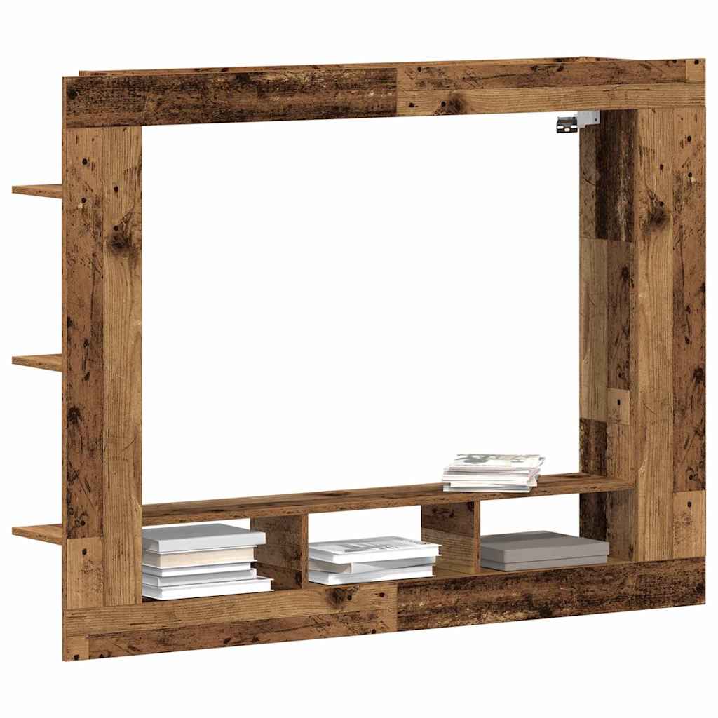 TV szekrény 152 x 22 x 113 cm Régi fa Szerelt fa