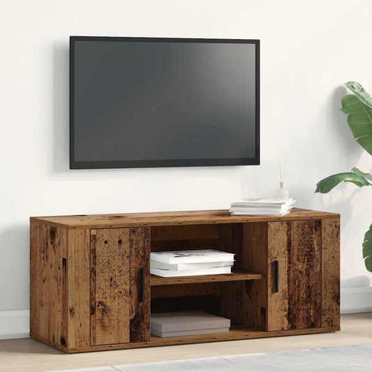 TV szekrény Régi fa 100 x 35 x 40 cm Faanyag