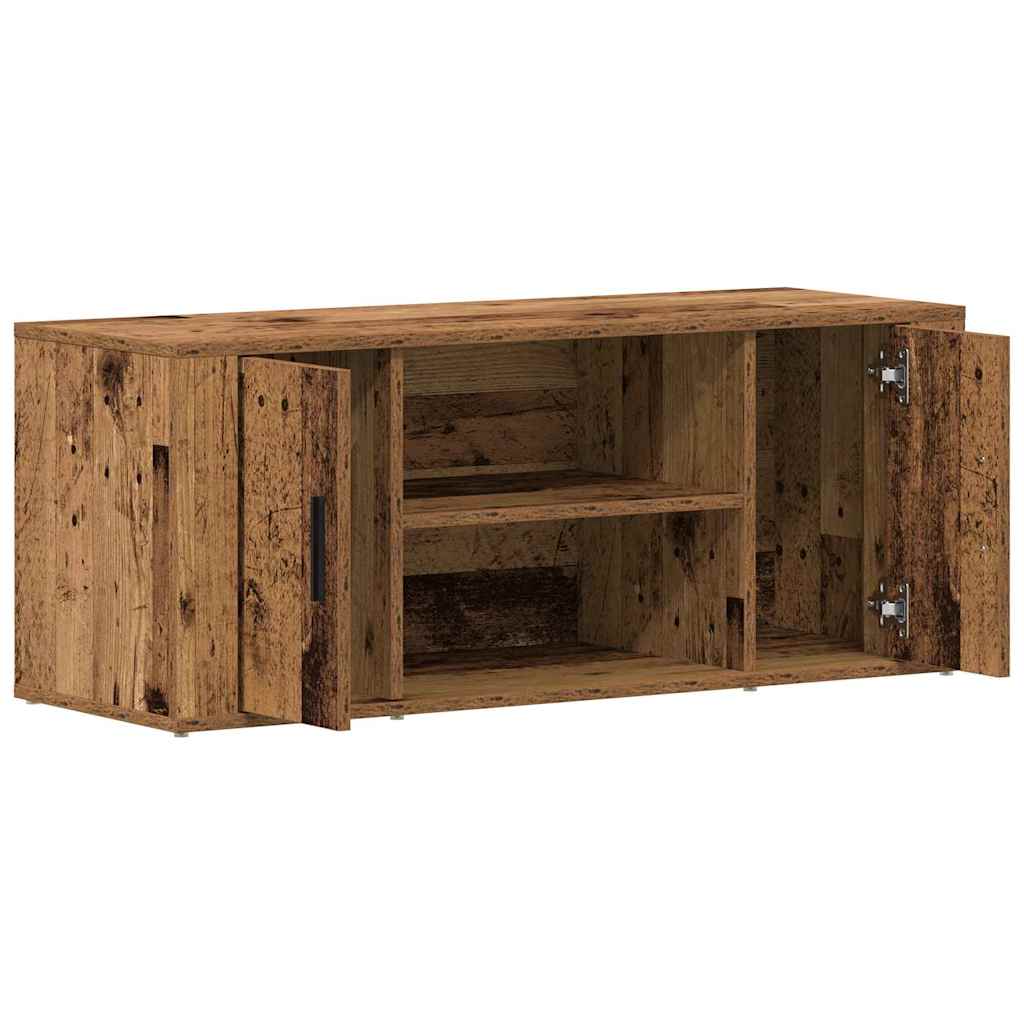 TV szekrény 100 x 35 x 40 cm Régi fa Szerelt fa