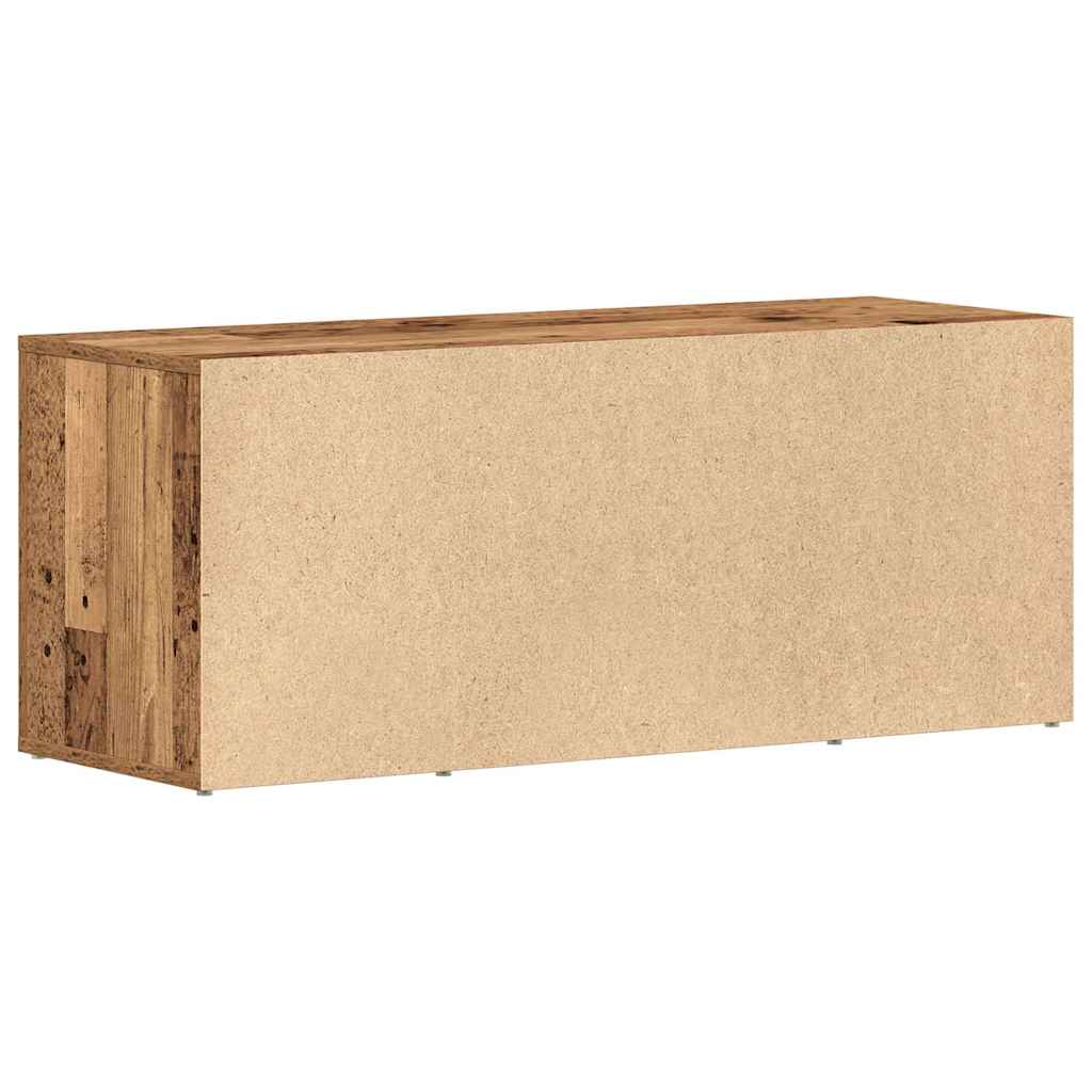 TV szekrény 100 x 35 x 40 cm Régi fa Szerelt fa