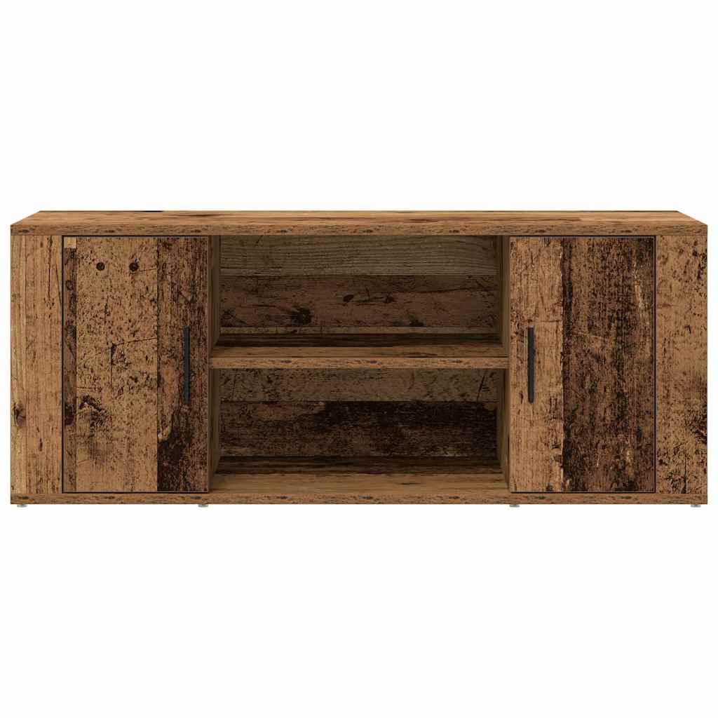 TV szekrény 100 x 35 x 40 cm Régi fa Szerelt fa