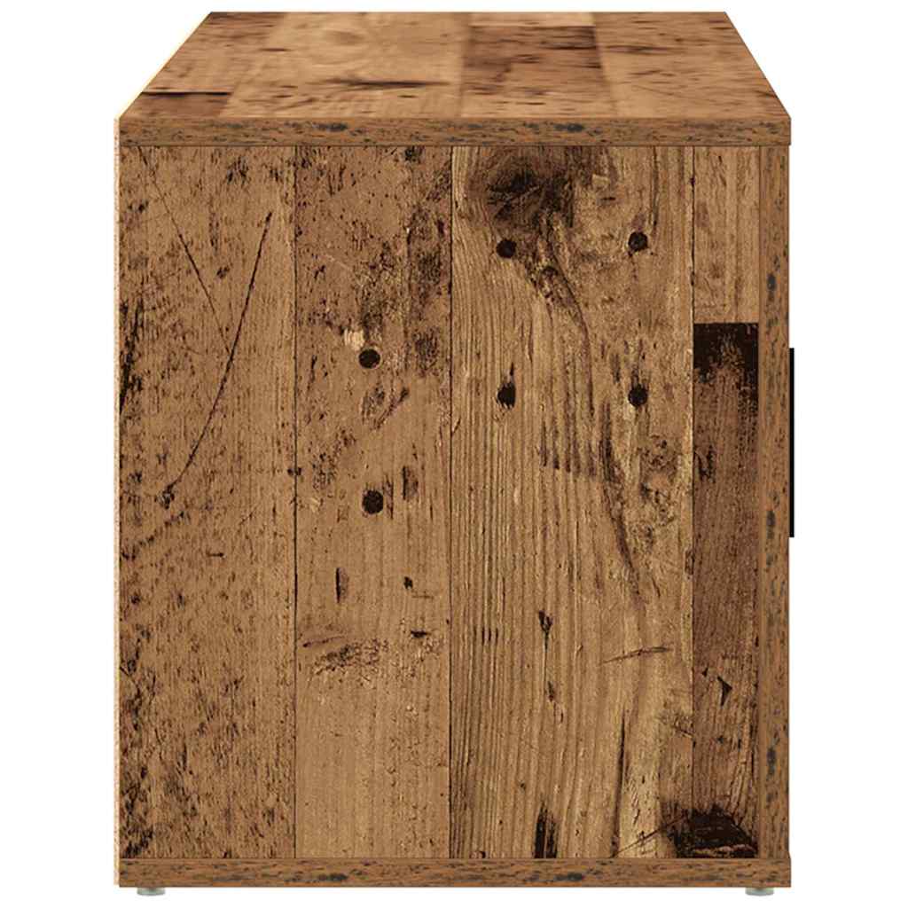 TV szekrény 100 x 35 x 40 cm Régi fa Szerelt fa