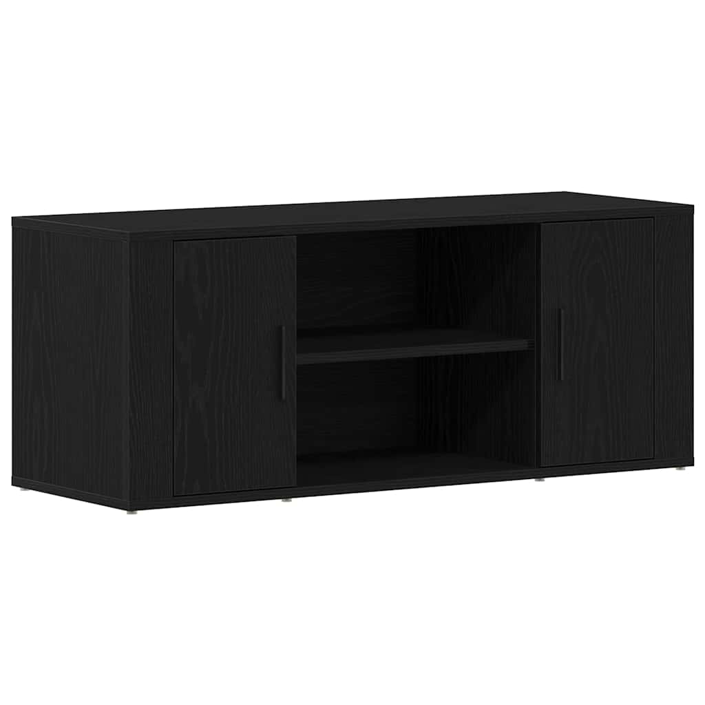 TV szekrény 100 x 35 x 40 cm Musta tammi Szerelt fa