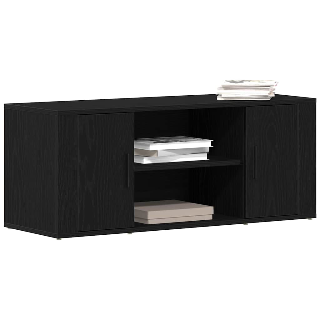 TV szekrény 100 x 35 x 40 cm Musta tammi Szerelt fa