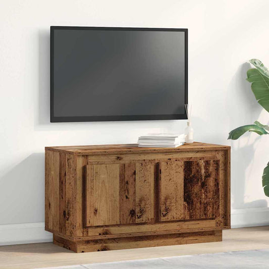 TV szekrény Régi fa 80 x 35 x 45 cm Faanyag