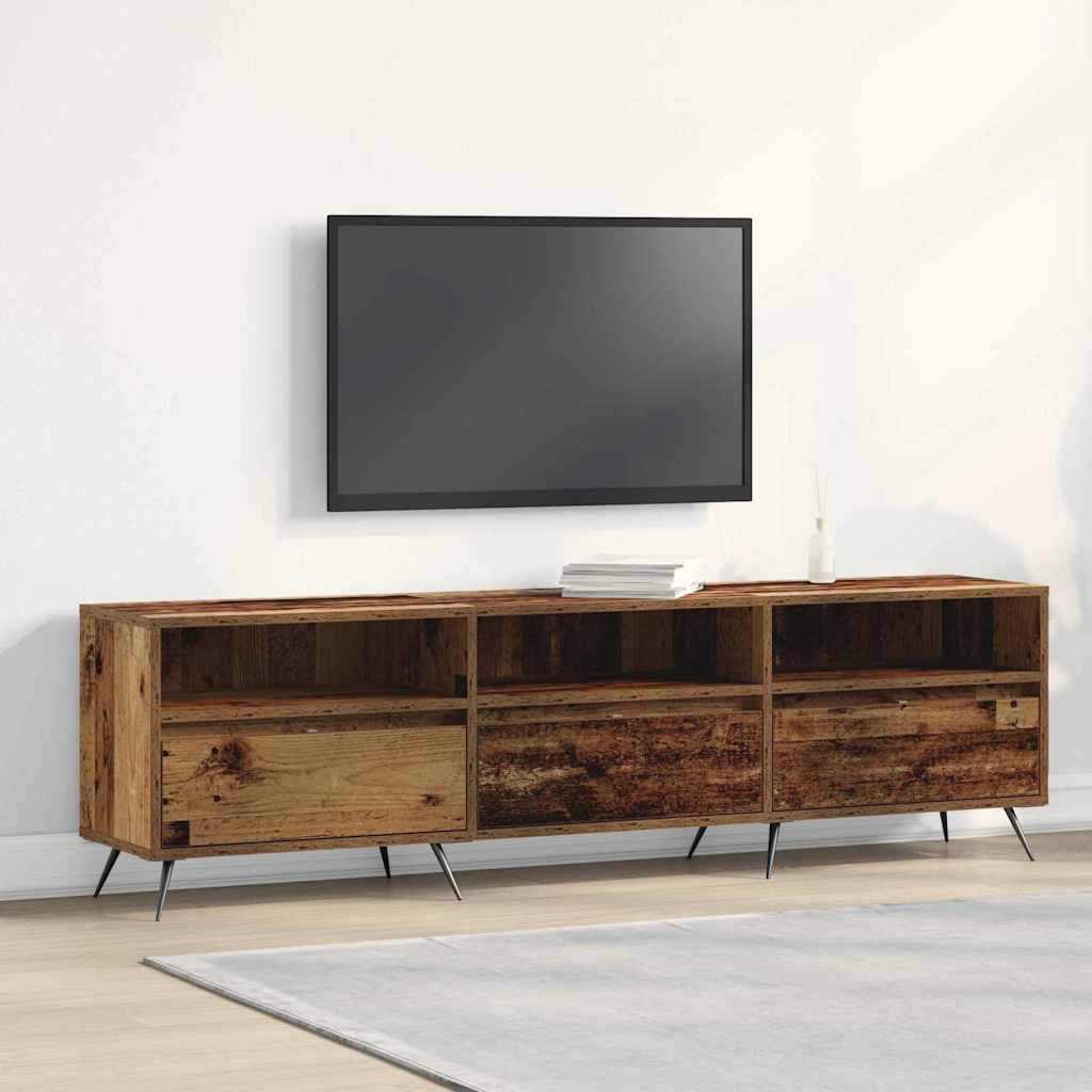 TV szekrény 150 x 30 x 44,5 cm Régi fa Szerelt fa