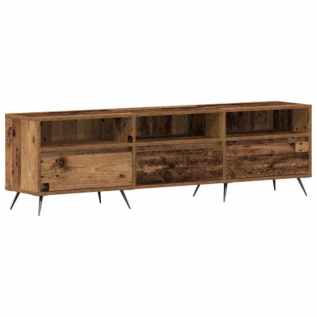 TV szekrény 150 x 30 x 44,5 cm Régi fa Szerelt fa