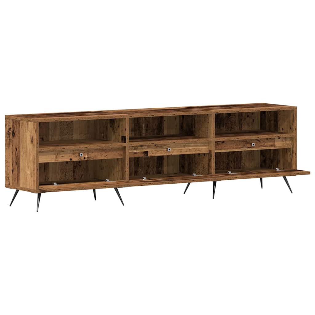 TV szekrény 150 x 30 x 44,5 cm Régi fa Szerelt fa