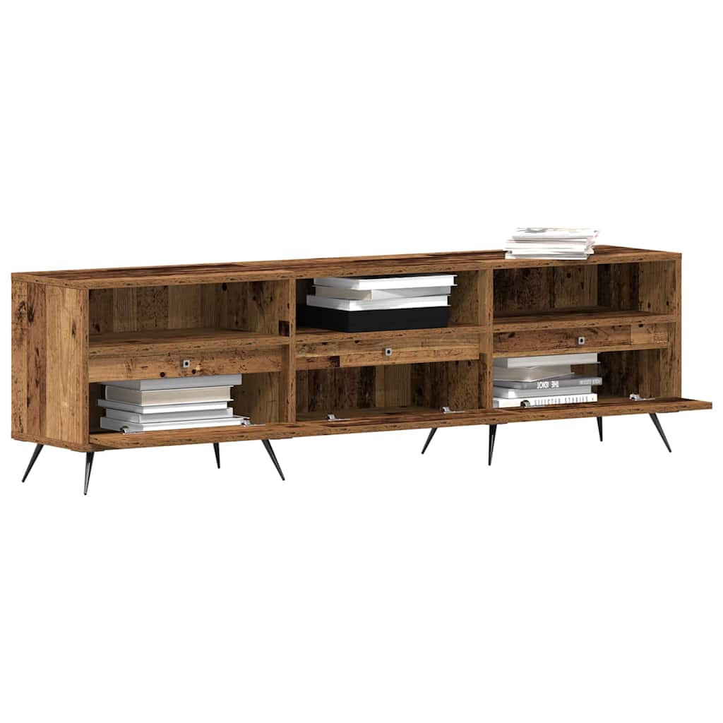 TV szekrény 150 x 30 x 44,5 cm Régi fa Szerelt fa