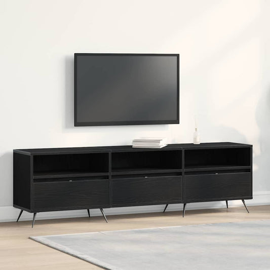 TV szekrény Musta tammi 150 x 30 x 44,5 cm Faanyag