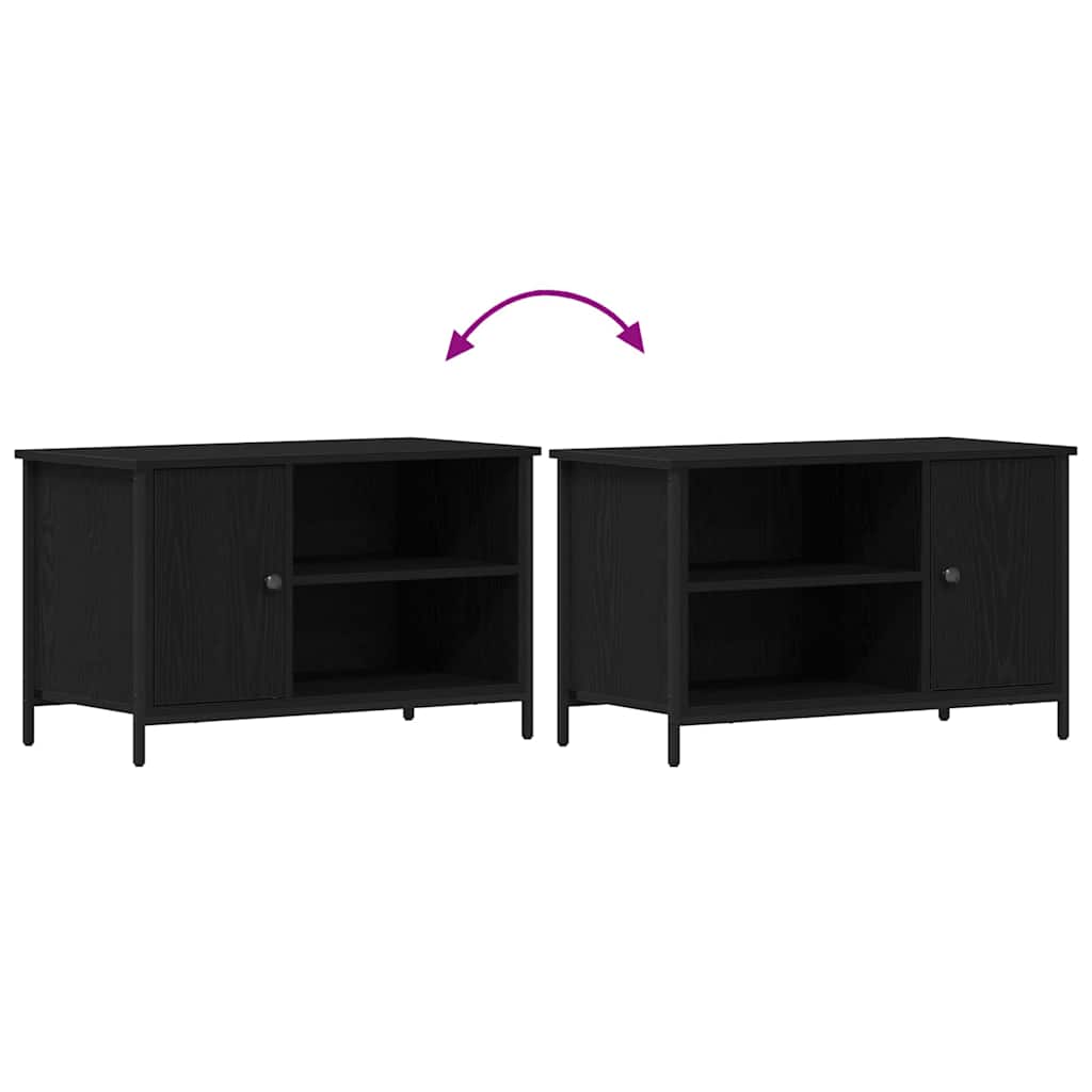 TV szekrény 80 x 40 x 50 cm Musta tammi Szerelt fa