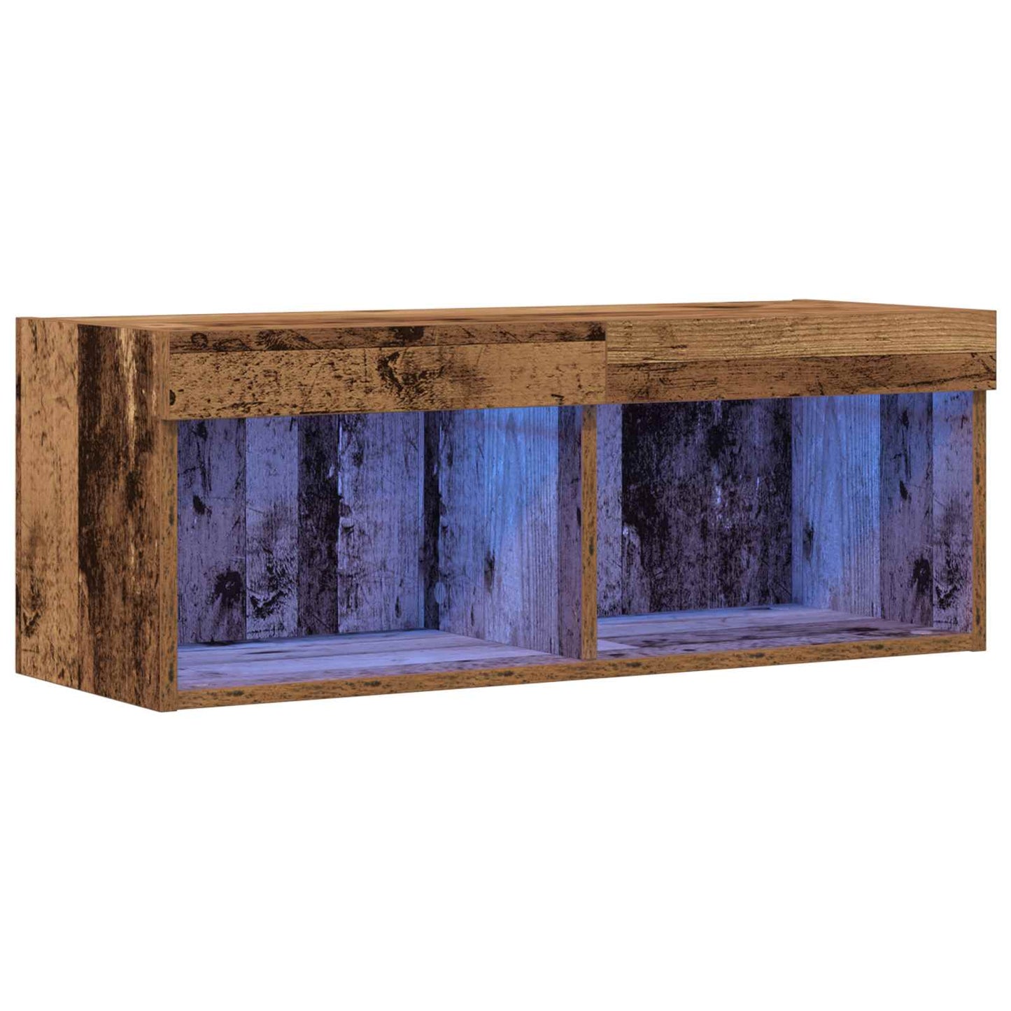 TV szekrény garnitúra 80 x 30 x 30 cm Régi fa Szerelt Fa