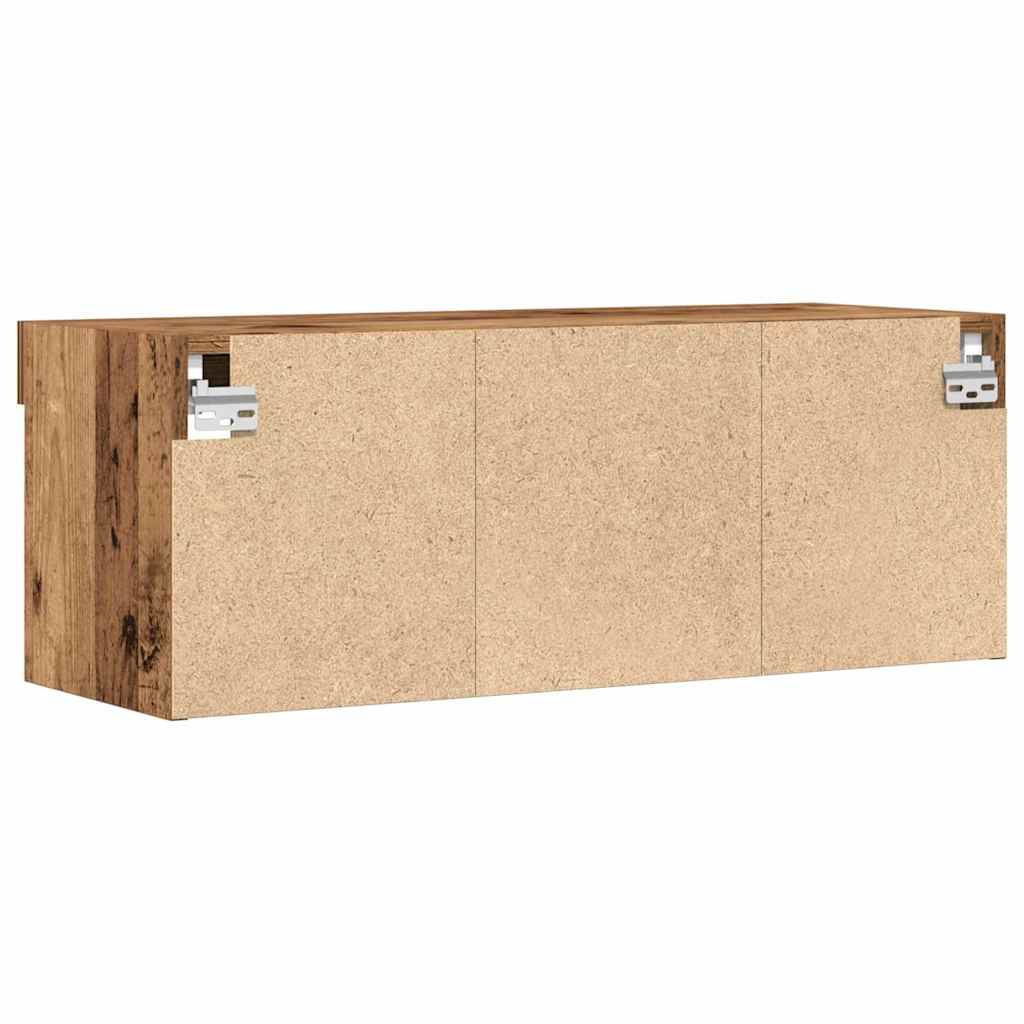 TV szekrény garnitúra 80 x 30 x 30 cm Régi fa Szerelt Fa