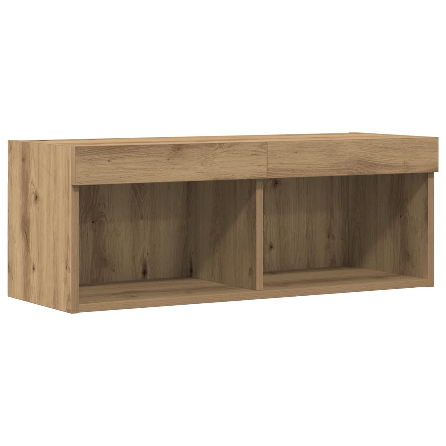 TV szekrény garnitúra 80 x 30 x 30 cm kézműves tölgy Szerelt Fa