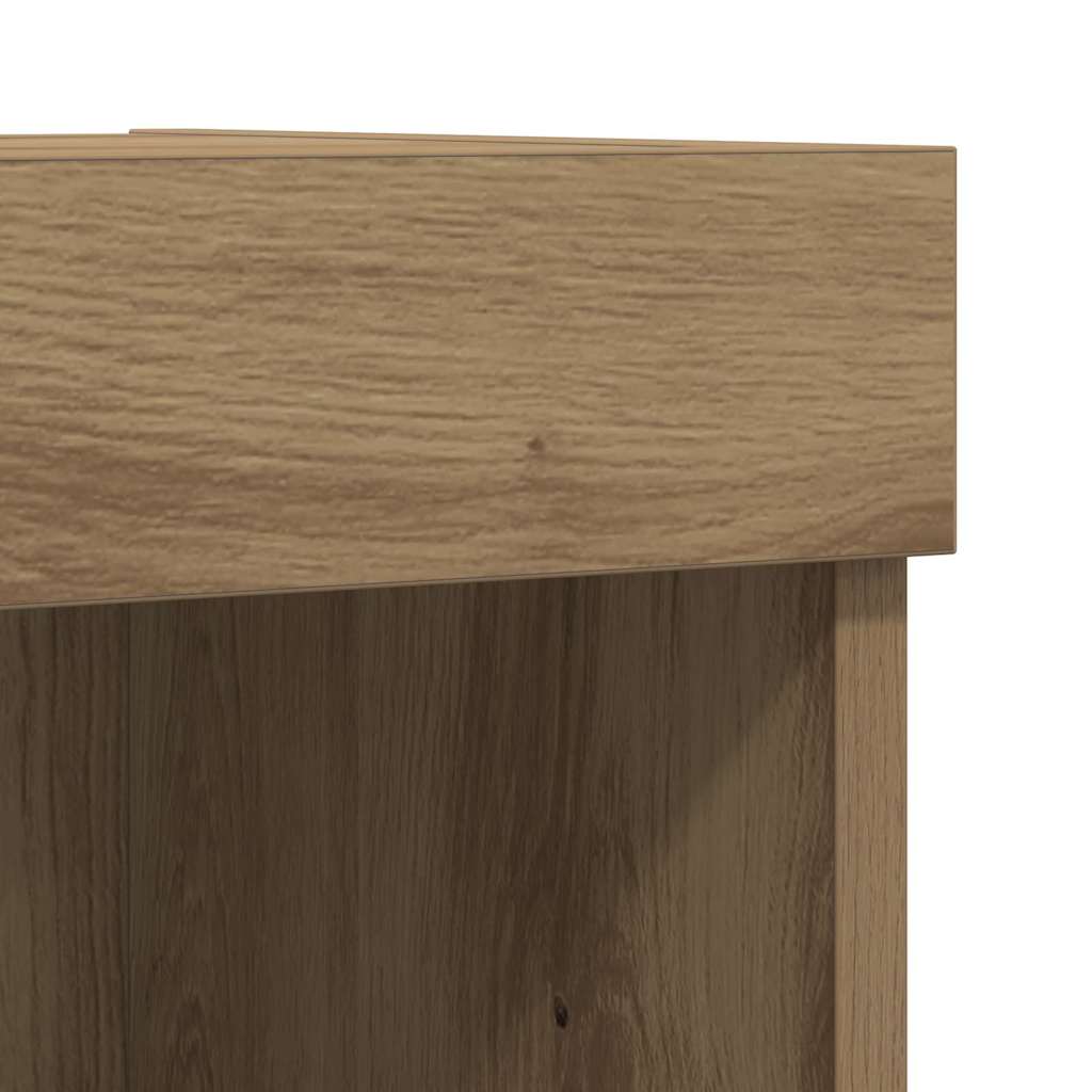 TV szekrény garnitúra 2 pcs Artisan tölgy Szerelt Fa