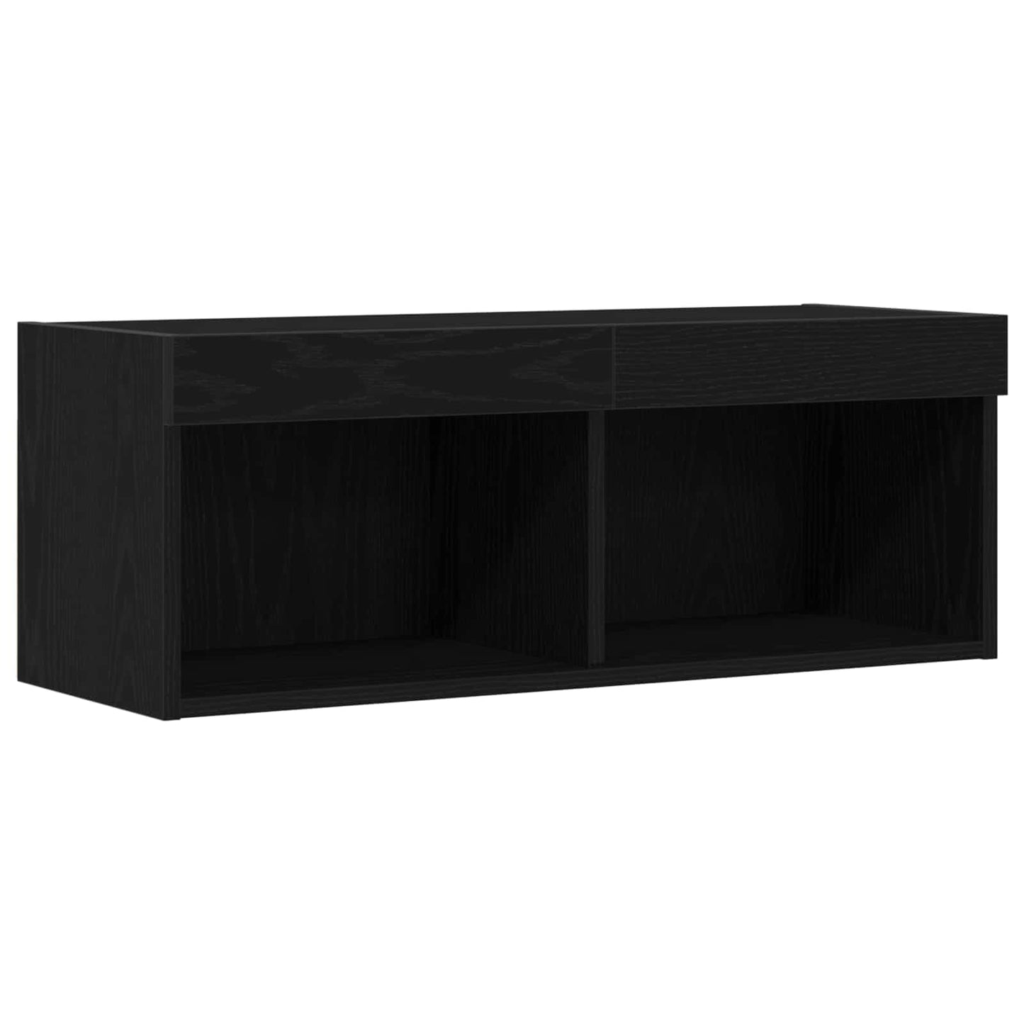 TV szekrény garnitúra 80 x 30 x 30 cm Fekete tölgy Szerelt Fa