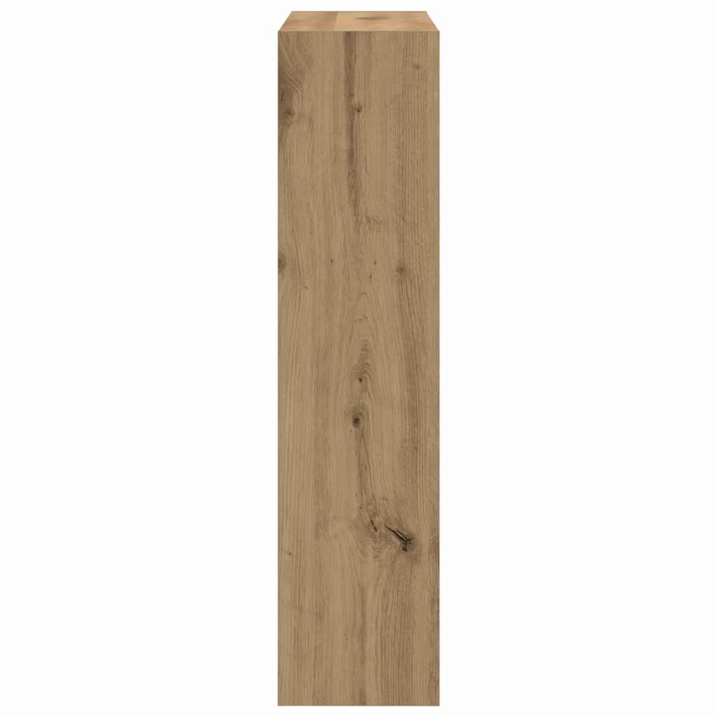 Cipőszekrény 80 x 21 x 87,5 cm Szerelt Fa Füstölt tölgy