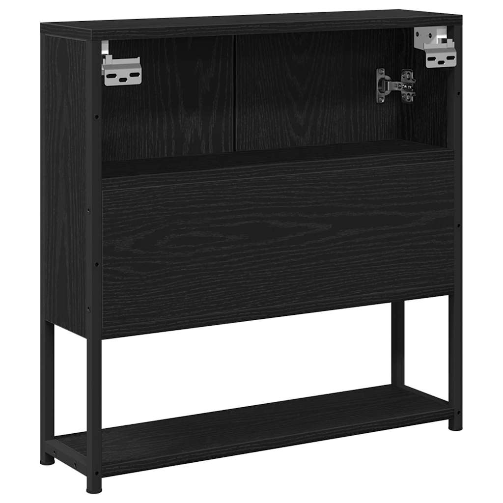 Tükörszekrény Fekete tölgy 60 x 16 x 60 cm Szerelt Fa